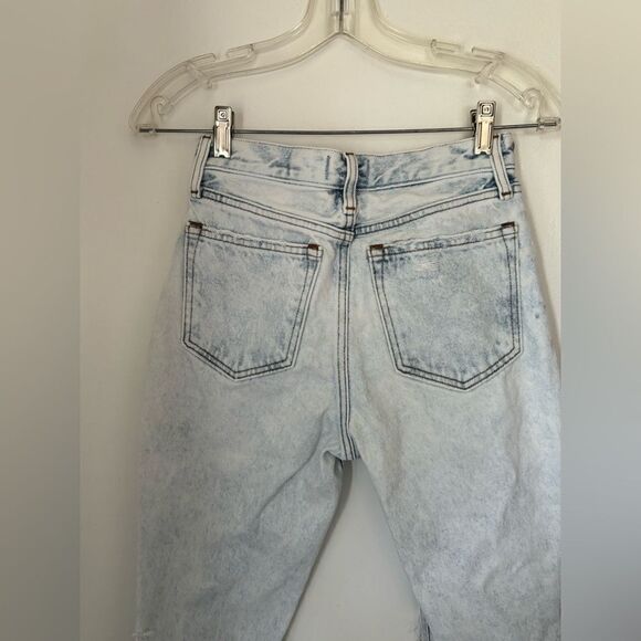 Abercrombie high rise distressed mom jeans 00S 100% cotton - Picture 10 of 11